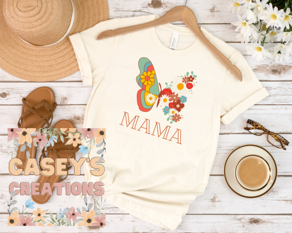 Mama retro butterfly