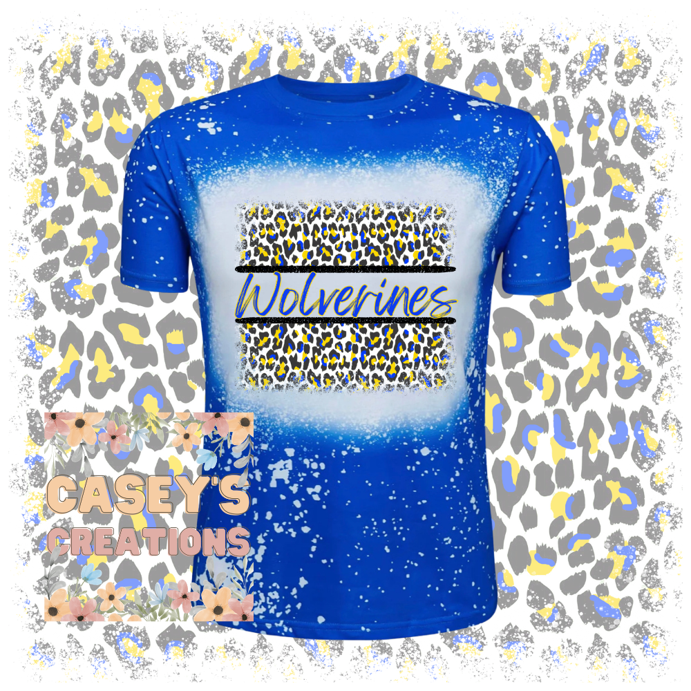 Wolverines bleached shirt